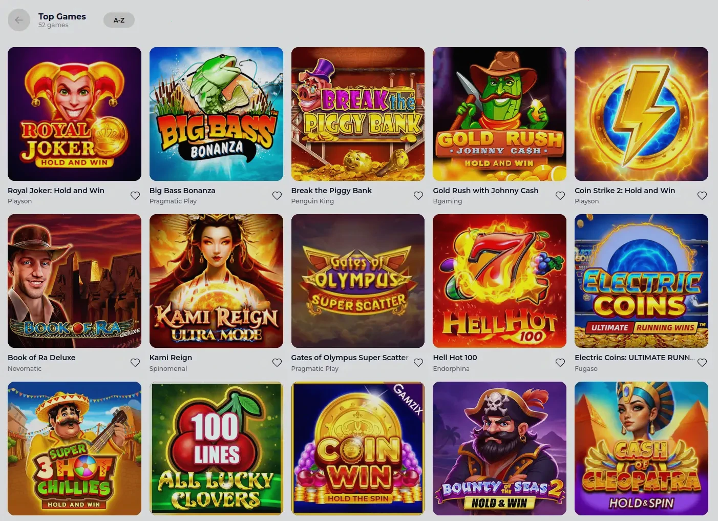 Lizaro mobiel casino interface op smartphone met live casino tafels